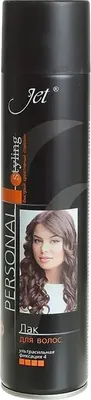 Лак для укладки волос Jet Hair Объем и Стойкость