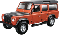 Масштабная модель автомобиля Bburago Landrover Defender / 18-43029 (красный) - 