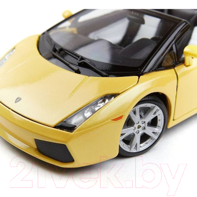 Масштабная модель автомобиля Bburago Lamborghini Gallardo Spyder / 18-12016 (желтый)