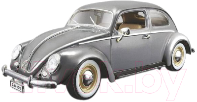 Масштабная модель автомобиля Bburago Volkswagen Kafer-Beetle 1955 / 18-12029 (серый)