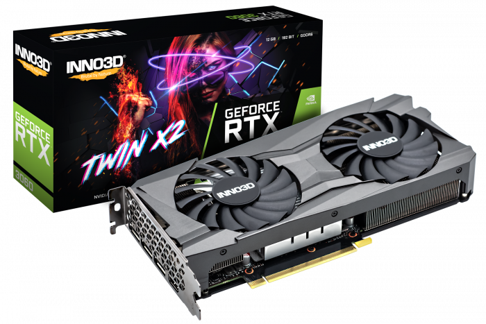 Видеокарта Inno3D GeForce RTX 3060 Twin X2 (N30602-08D6-11902130)