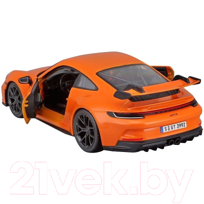 Масштабная модель автомобиля Bburago Porsche 911 GT3 / 18-21104 (оранжевый)
