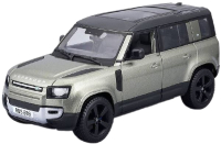 Масштабная модель автомобиля Bburago Land Rover Defender 2022 / 18-21101 (зеленый) - 