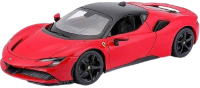 Масштабная модель автомобиля Bburago Ferrari SF90 Stradale / 18-16015 (красный) - 
