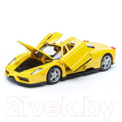 Масштабная модель автомобиля Bburago Ferrari Enzo / 18-26006 (желтый)