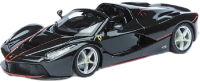 Масштабная модель автомобиля Bburago Ferrari LaFerrari Aperta / 18-26022 (черный) - 