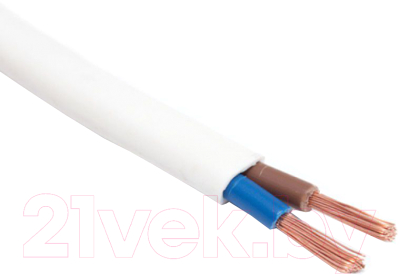 Провод силовой Автопровод ПБВВ-2x1.5 (200м, белый)