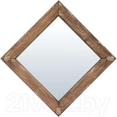 Зеркало для бани Банные Штучки 31237 (с вешалкой)