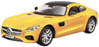 Масштабная модель автомобиля Bburago Mercedes AMG GT / 18-43065 (желтый) - 