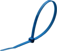 Стяжка для кабеля Fortisflex КСС 87103 (100шт, синий) - 