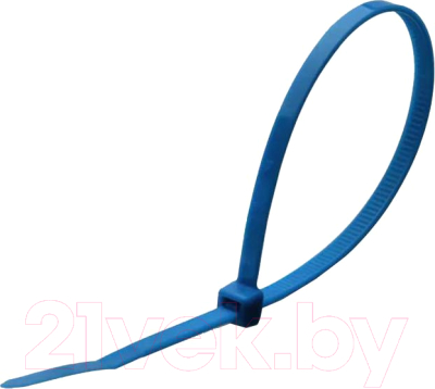 Стяжка для кабеля Fortisflex КСС 87103 (100шт, синий)