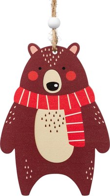 

Елочная игрушка, Decor. Мишка на прогулке / 58795