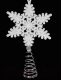 Миниатюра изображения товара Верхушка для елки Erich Krause Decor. Снежинка / 43420 (белый)