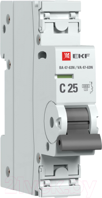 Выключатель автоматический EKF PROxima ВА 47-63N / M636125C