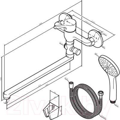 Смеситель AM.PM X-Joy S F85B90100 (хром)