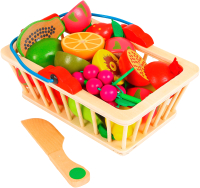 Набор игрушечных продуктов Sima-Land Корзина с фруктами / 3048155 - 