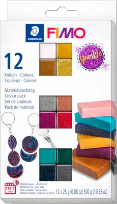 

Полимерная глина, Effect Sparkle Colours 8013 C12-4