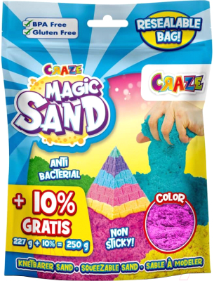 Кинетический песок Craze Magic Sand / 41215.A (розовый)