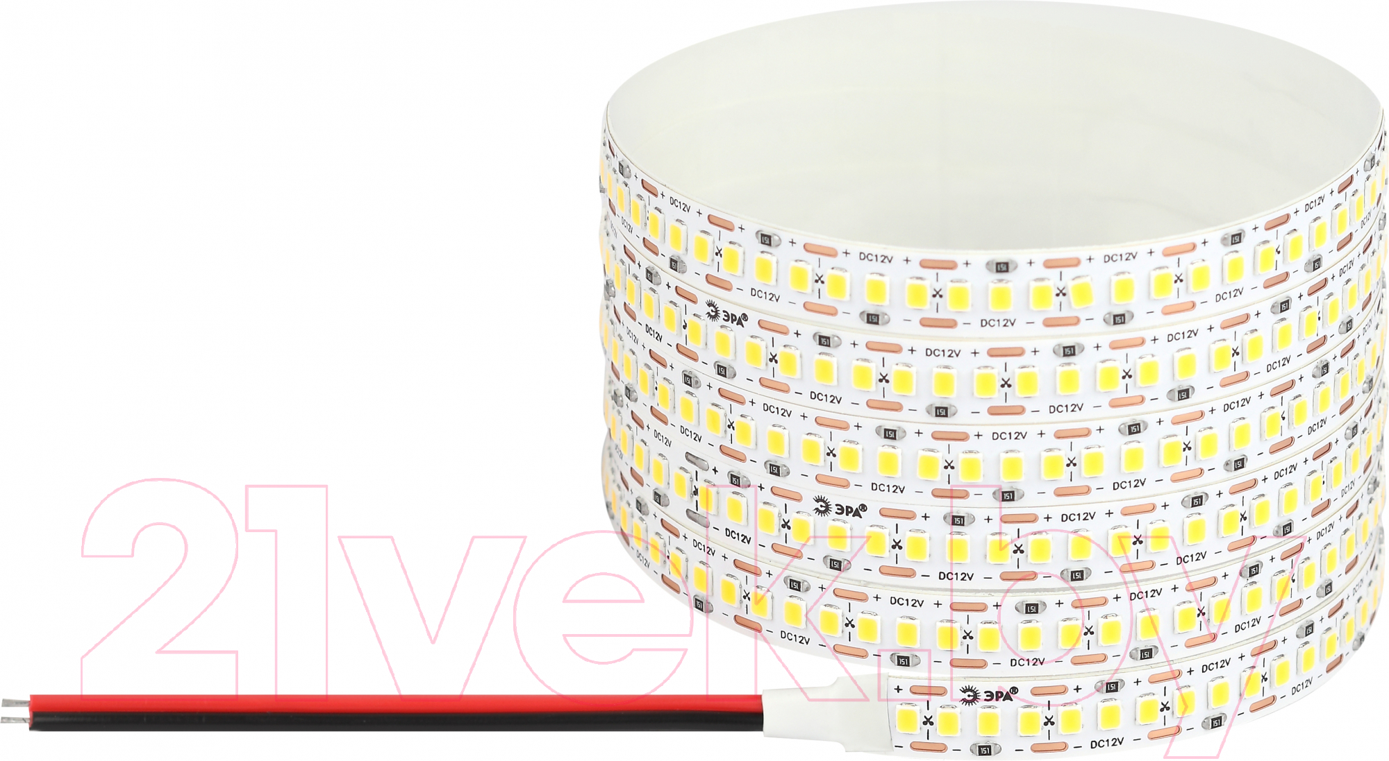 Светодиодная лента ЭРА LS2835 19.2-240-12-3000K-IP20-1 year-5m / Б0059906