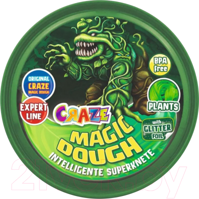 Набор для творчества Craze Magic Dough Попрыгунчик Растение / 34903.B (зеленый)