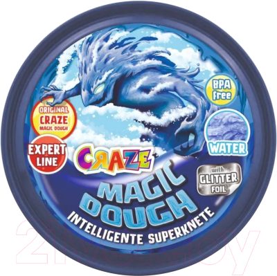 Набор для творчества Craze Magic Dough Попрыгунчик Вода / 34903.E (голубой)