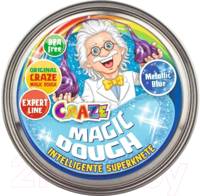 Набор для творчества Craze Magic Dough Попрыгунчик Опыты профессора / 35245.C (синий)