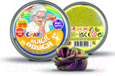 Набор для творчества Craze Magic Dough Попрыгунчик Опыты профессора / 35245.F (фиолетовый)