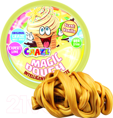 Набор для творчества Craze Magic Dough Попрыгунчик Фруктовая фантазия Ваниль / 35368.F (желтый)
