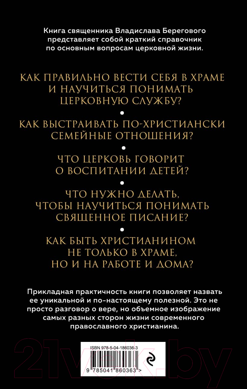Нехудожественная книга Эксмо Семья, дети, работа. Строим жизнь по-христиански / 9785041860363 (Береговой В.А.) — фото 2