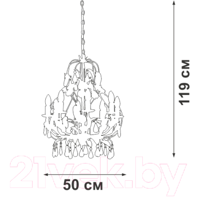 Люстра Vitaluce V1239-0/8