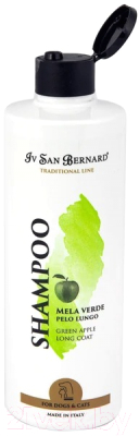 Шампунь для животных Iv San Bernard Traditional Line Green Apple для длинной шерсти / SHAM500 (500мл)