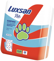 Одноразовая пеленка для животных Luxsan Pets Premium 60x90 (20шт) - 
