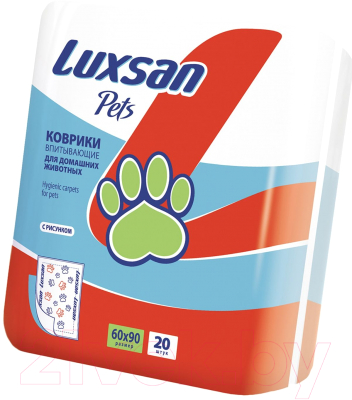 Одноразовая пеленка для животных Luxsan Pets Premium 60x90 (20шт)