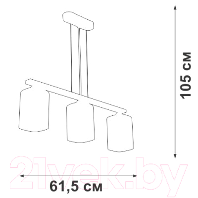 Люстра Vitaluce V3996-1/3S