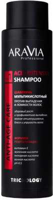 Шампунь для волос Aravia Professional Acid Intensive Мультикислотный против выпадения (420мл)