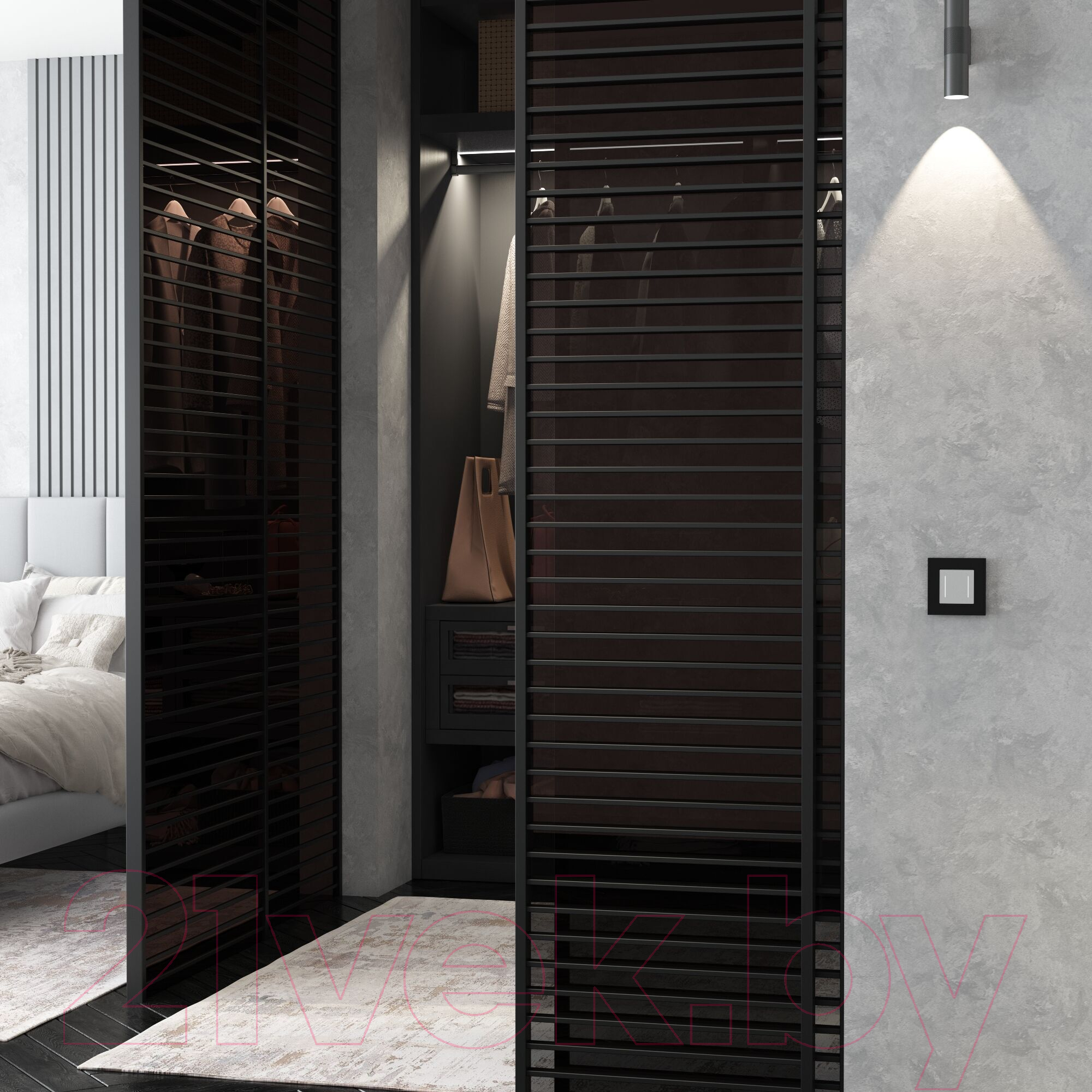 Рамка для выключателей и розеток Werkel W0012908 (черный матовый) — фото 4