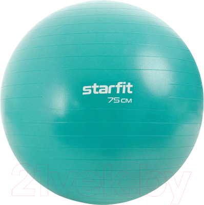Фитбол гладкий Starfit GB-108 (75см, бирюзовый)
