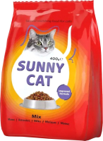 Сухой корм для кошек Sunny Cat Mix с курицей и печенью (0.4кг) - 