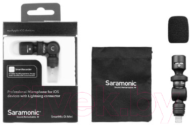 Микрофон Saramonic SmartMic Di Mini + миништатив HandyPod Mobile Plus JB01564-BWW