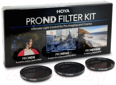 Светофильтр Hoya 58.0MM Pro ND Filter Kit 8/64/1000 / 24066069023