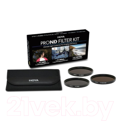 Светофильтр Hoya 77.0MM Pro ND Filter Kit 8/64/1000 / 24066069061