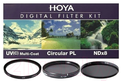 Светофильтр Hoya 49.0MM комплект Digital Filter Kit: UV (C) HMC Multi PL-CIR NDX8 (24066058959)