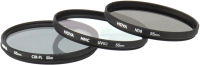 Светофильтр Hoya 55.0MM комплект Digital Filter Kit: UV (C) HMC Multi PL-CIR NDX8 (24066058973) - 