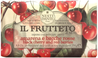 Мыло твердое Nesti Dante Black Cherry & Red Berries (250г) - 
