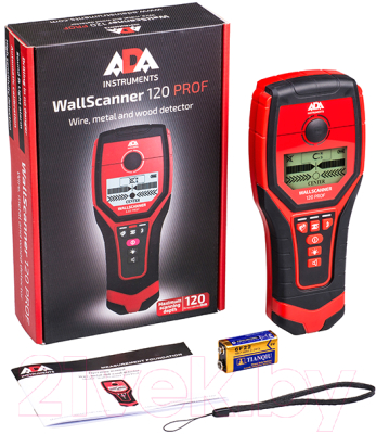 Детектор скрытой проводки ADA Instruments Wall Scanner 120 Prof / A00485