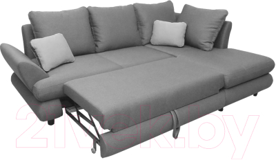 Диван угловой Lama мебель Париж правый (Atlanta Plum) - Декоративные подушки приобретаются отдельно