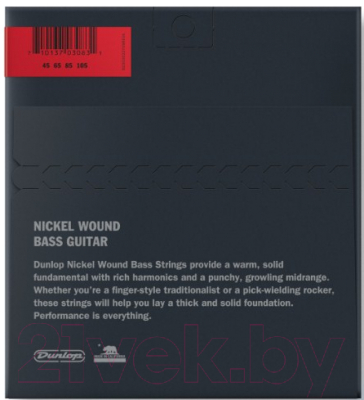 Струны для бас-гитары Dunlop Manufacturing DBN45105