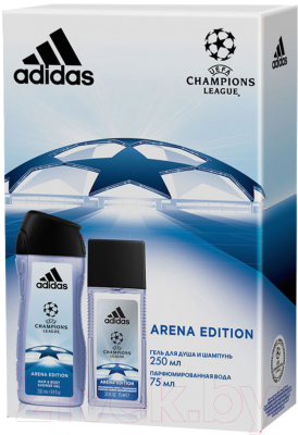 Парфюмерный набор Adidas UEFA League Champions Edition 2019 парфюм вода+гель д/душа (75мл+250мл)