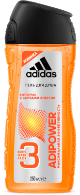 Набор косметики для тела Adidas Adipower антиперспирант 150мл+гель д/душа 250мл