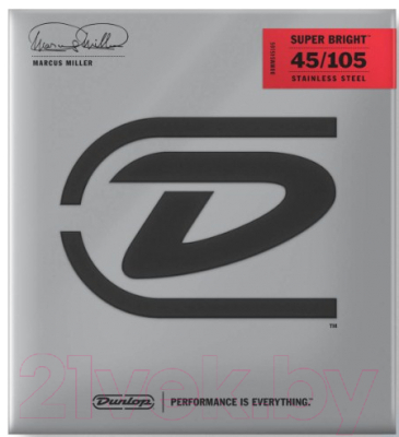 

Струны для бас-гитары Dunlop Manufacturing, DBMMS45105 Marcus